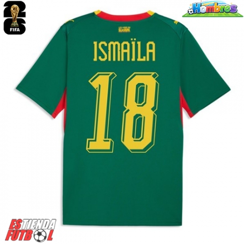 Senegal Ismaila Sarr #18 Segunda Equipación Mundial 2026 Manga Corta